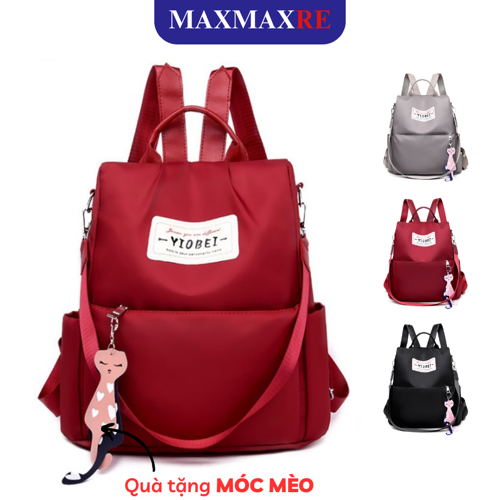 BALO TÚI XÁCH NỮ MỀM KÈM QUAI ĐEO CHỐNG THẤM NƯỚC TẶNG KÈM MÓC MÈO KHÓA SAU CHỐNG TRỘM