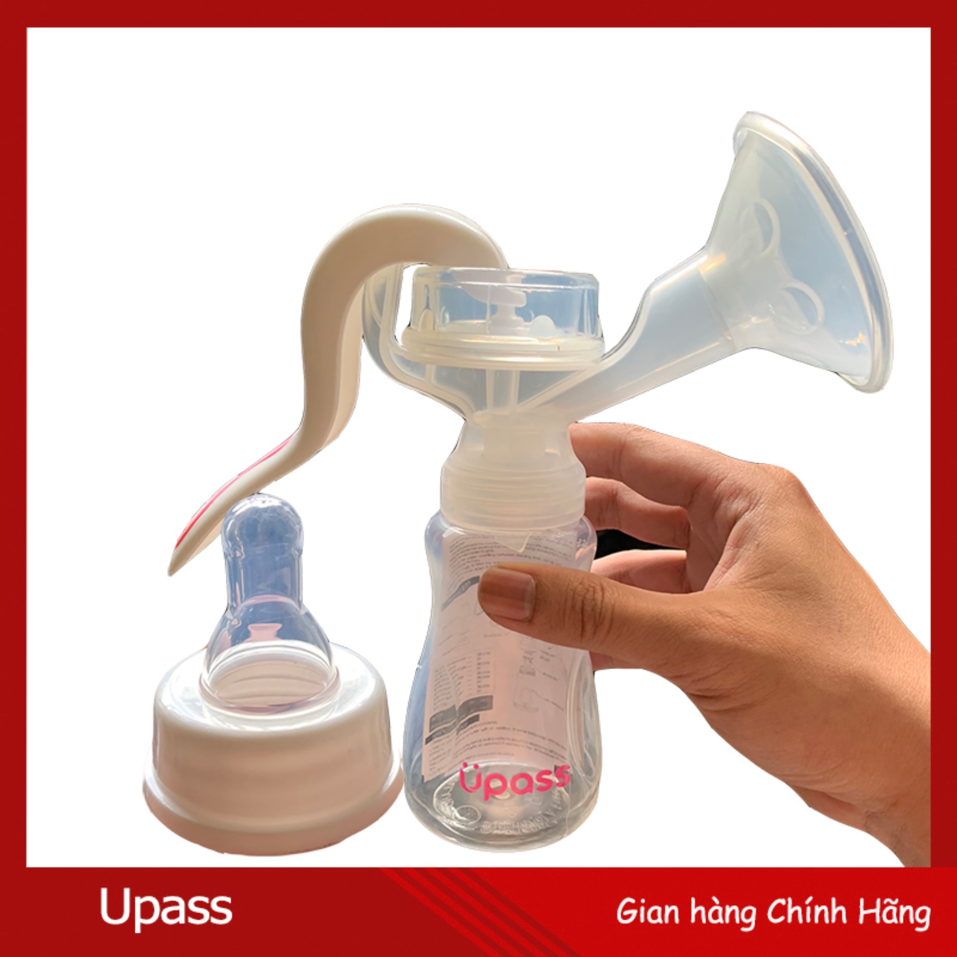 Máy Hút Sữa Bằng Tay Upass Van 1 Chiều Chống Ổ Vi Khuẩn (Hãng Phân Phối Chính Thức)
