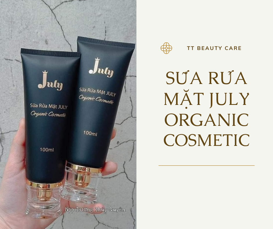 Sữa Rửa Mặt July Organic