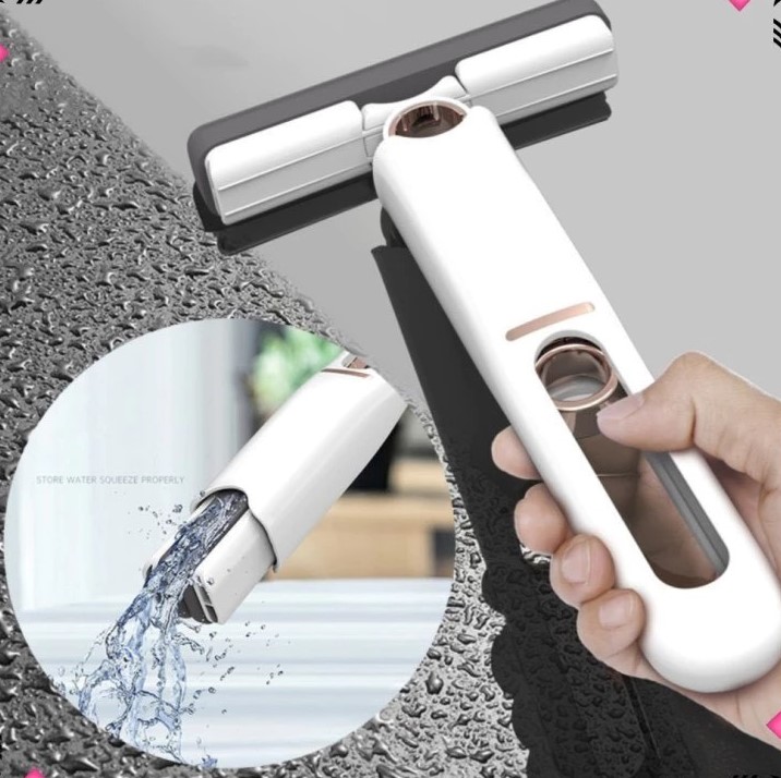 Cây Lau Bàn Bếp Tự Vắt Thông Minh Mini 25cm, Bọt Biển Siêu Thấm Hút Đa Năng, Gập Gọn
