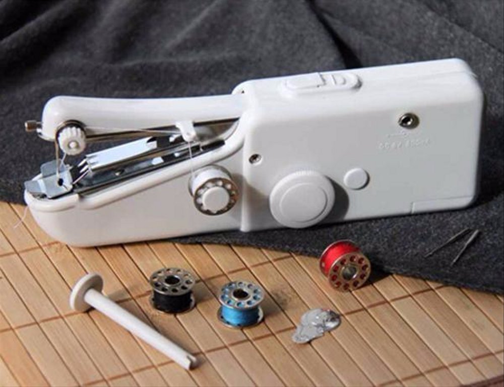 May May Mini Cầm Tay, Máy Khâu Mini Cầm Tay Handu Stitch Cao Cấp Tiện Dụng