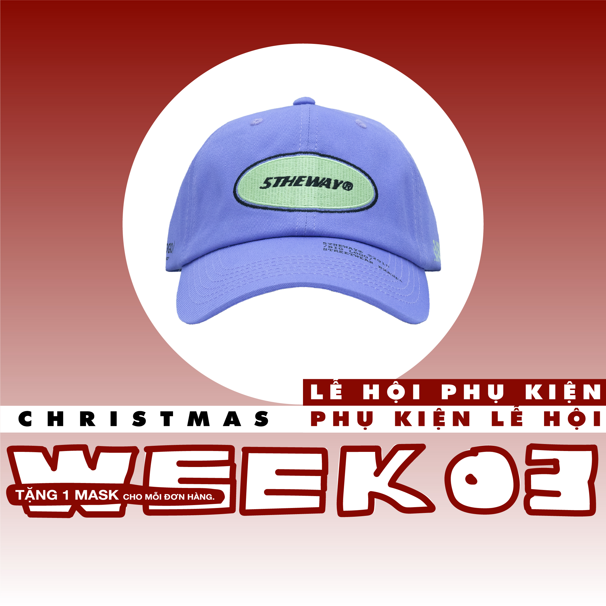 5theway® /oval/ unstructure washed dad cap™ in violet tulip aka nón lưỡi trai tím