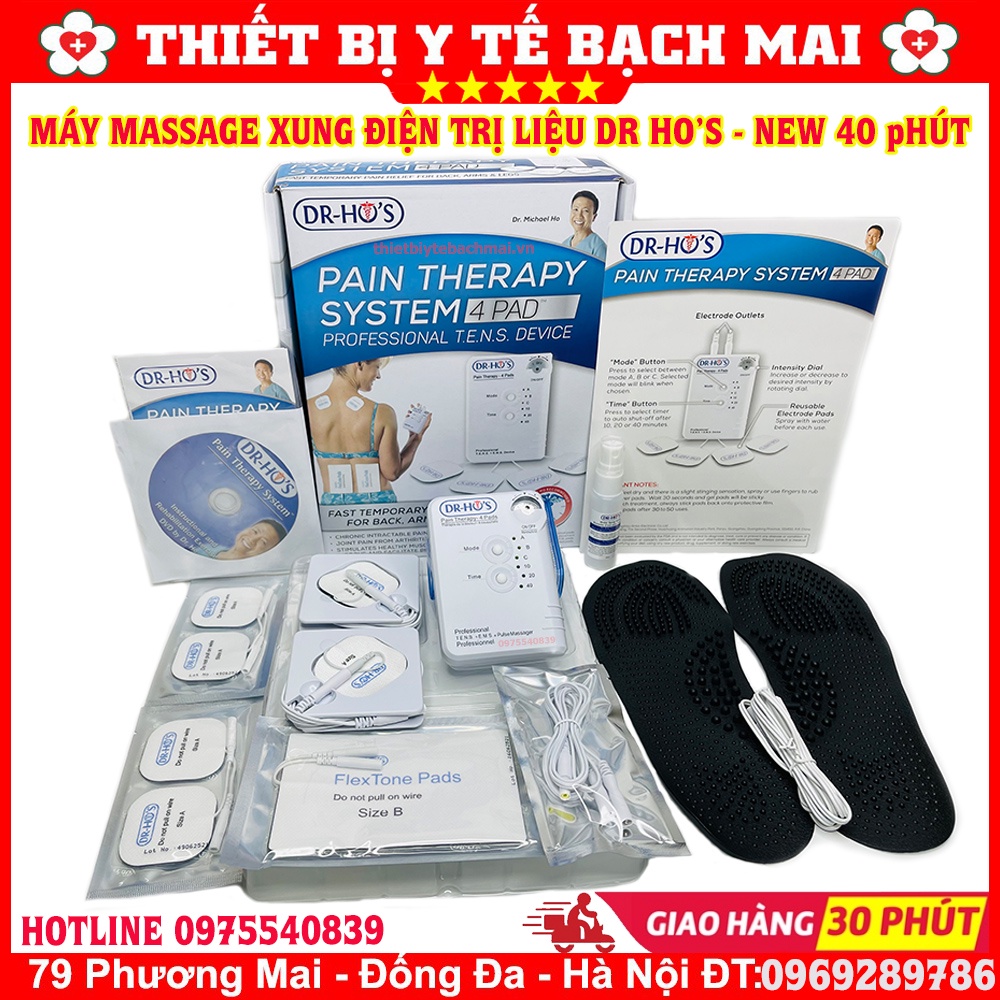 Máy massage xung điện trị liệu dr ho new 40 phút - bh 12 tháng