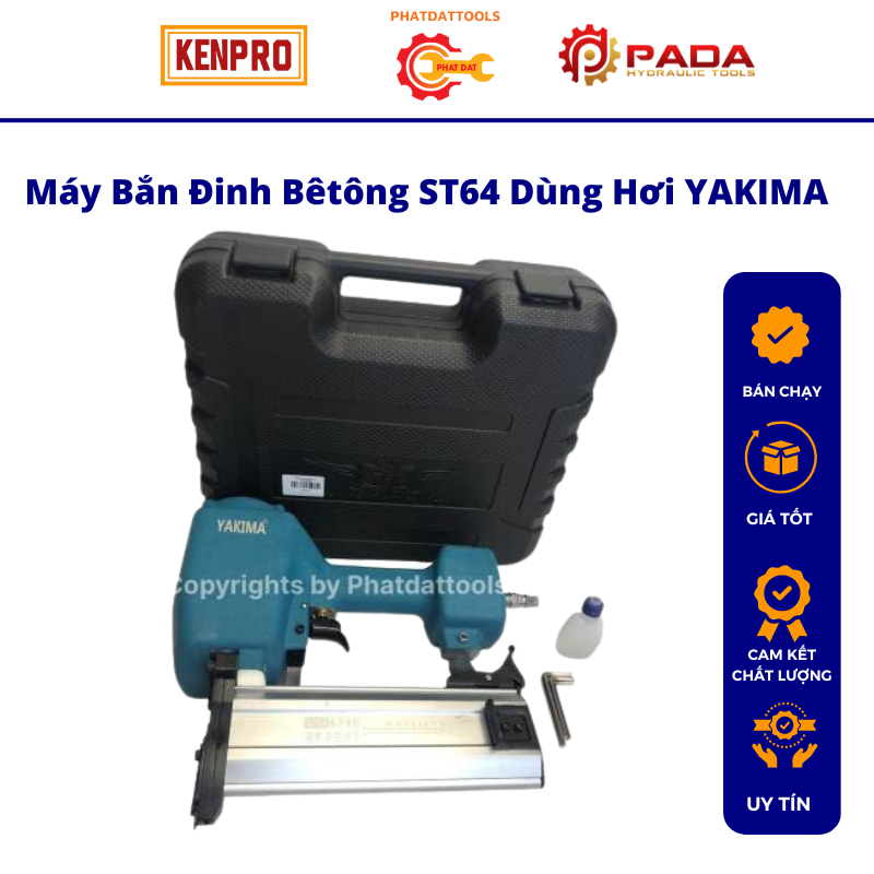 Máy bắn đinh bêtông ST64 dùng hơi YAKIMA