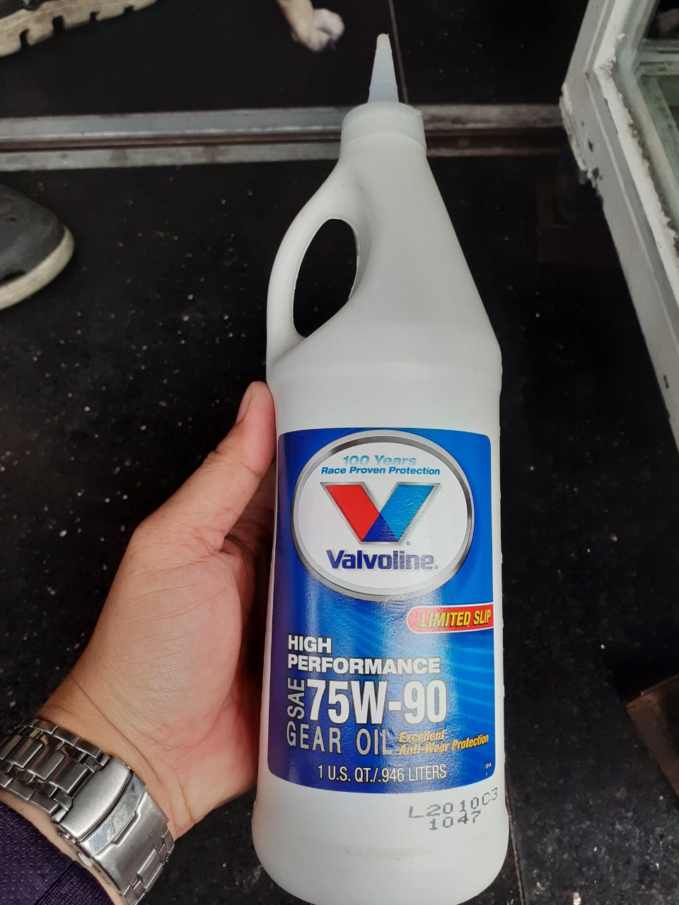 Nhớt hộp số valvoline high performance gear oil sae 75w-90 1 quart