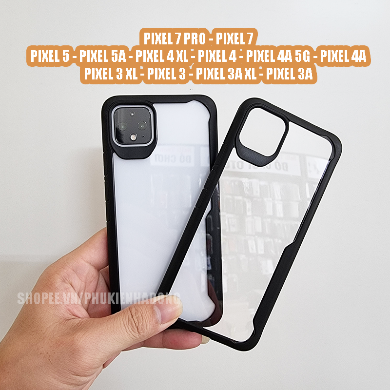Ốp lưng chống sốc lưng trong Pixel 7 Pro, 4 XL Pixel 6 Pro, Pixel 6, Pixel 6A, Pixel 5A, Pixel 4A 5G, Pixel 3A, Pixel 3A XL, Pixel 3, Pixel 3 XL