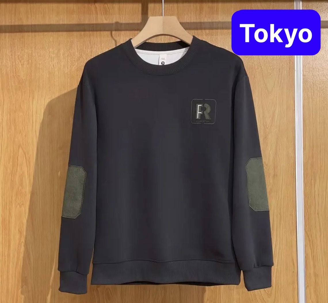 ÁO KHOÁC HOODIE KHÔNG NÓN LÓT NHUNG TAY DÀI THÊU CHỮ R PHONG CÁCH SIÊU VIP PRO - TOKYO FASHION
