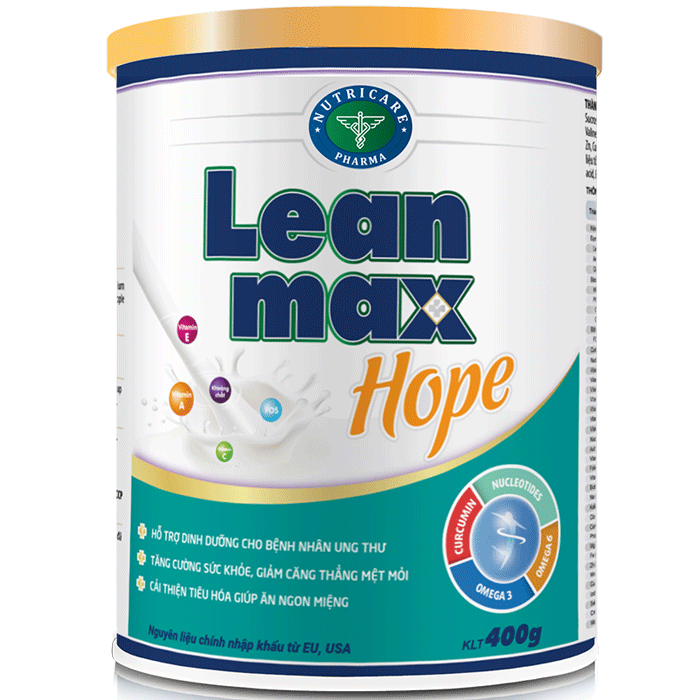 [HCM]LEAN MAX HOPE 400G ( DINH DƯỠNG DÀNH CHO BỆNH NHÂN UNG THƯ)