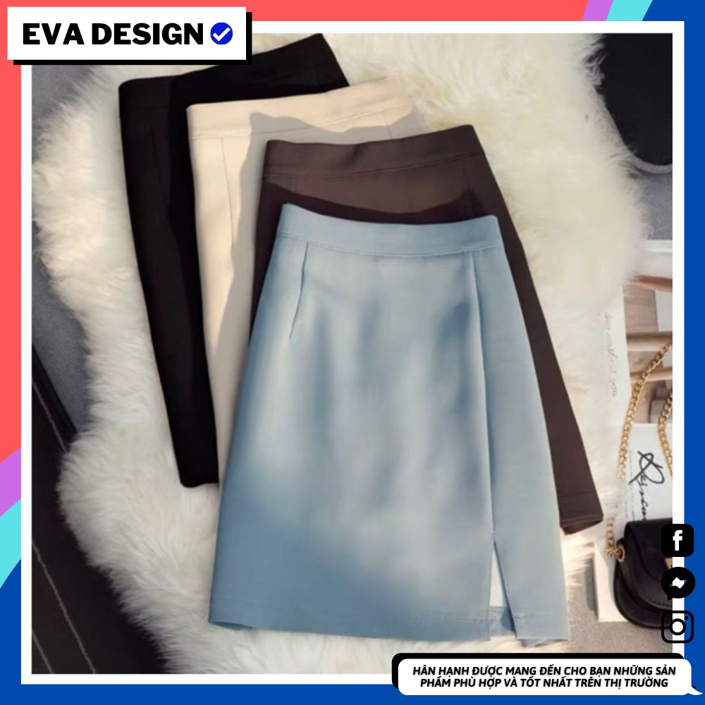 Chân váy xẻ Eva Design 2 lớp [CAO CẤP] siêu đẹp
