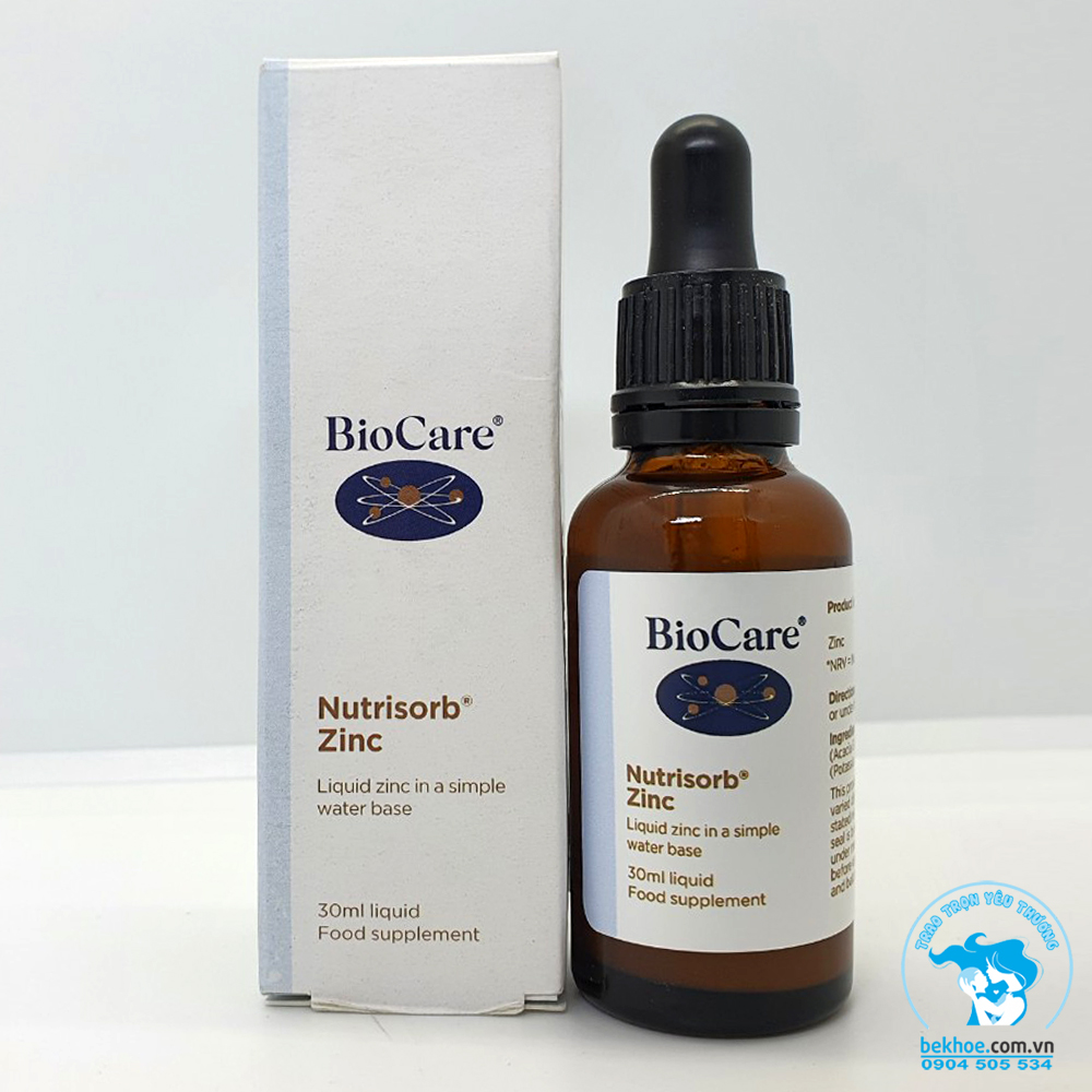 Kẽm Nhỏ Giọt Biocare Zinc Cho Trẻ Từ Sơ Sinh