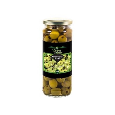 Oliu xanh tách hạt Latino Bella - Lọ 450g