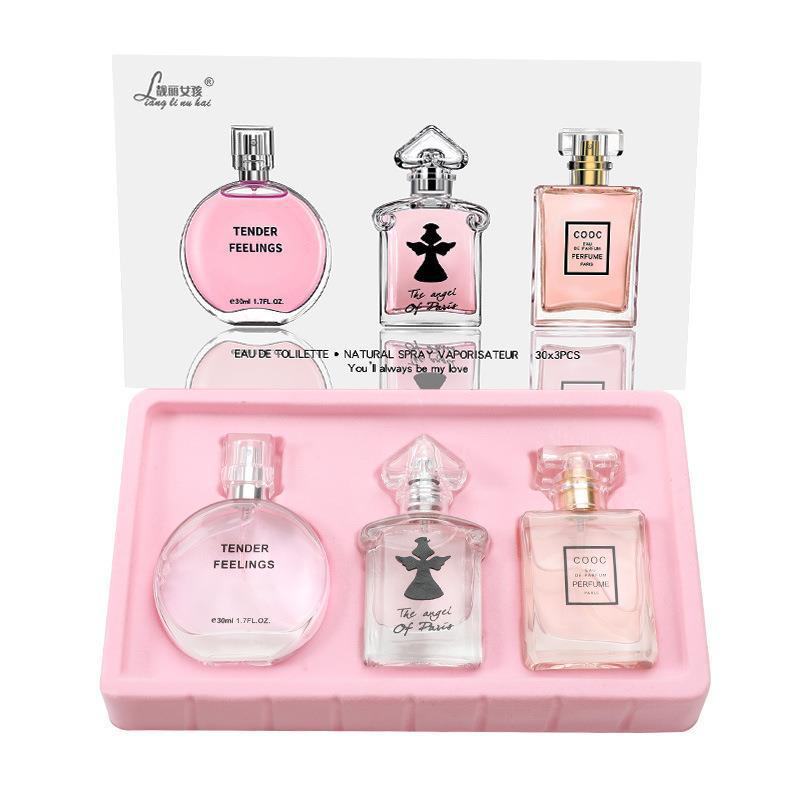 Set 3 chai nước hoa mini 30ml làm qùa tặng cao cấp