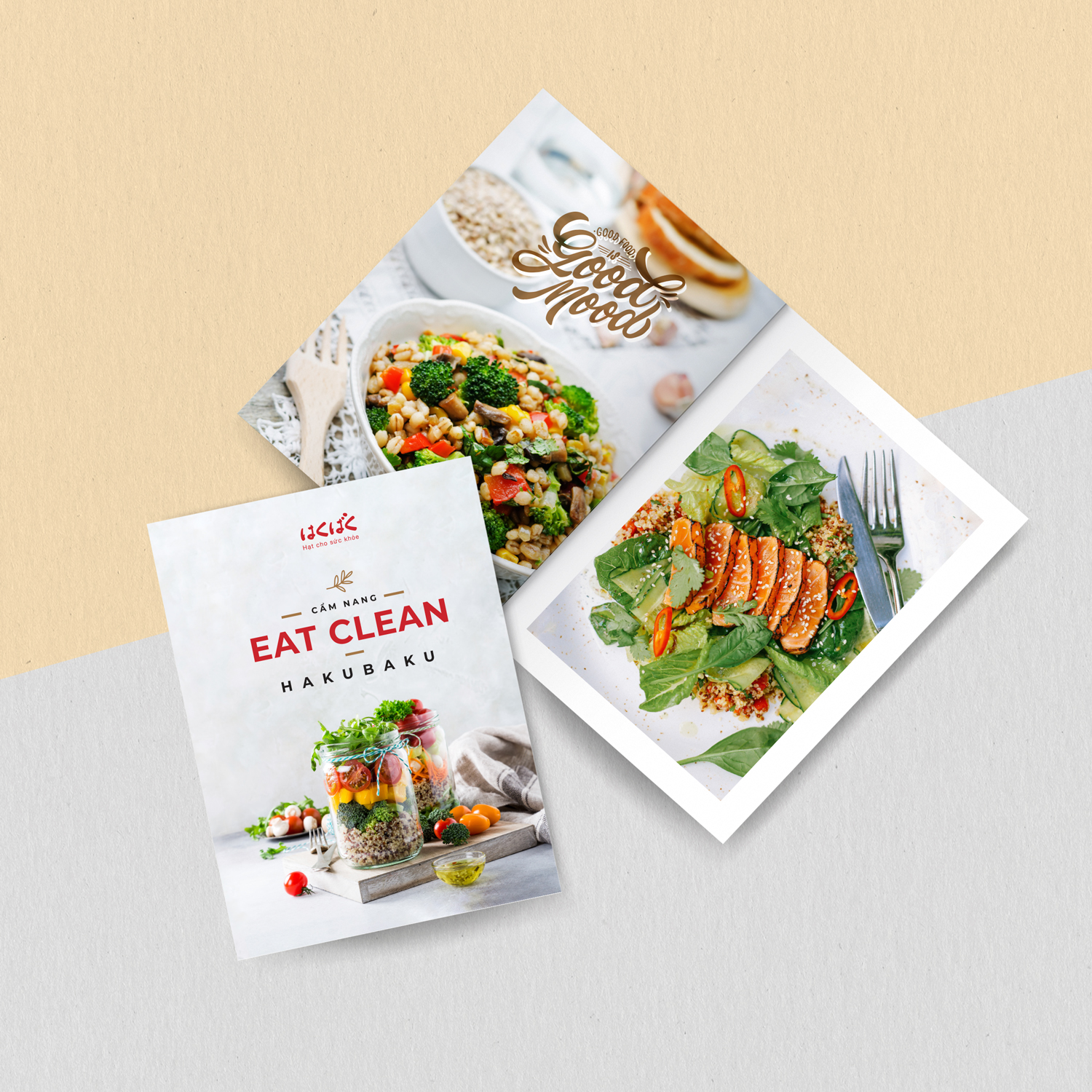 Quà tặng Hạt Hakubaku - Cẩm nang dạy nấu ăn Eat-clean Hakubaku