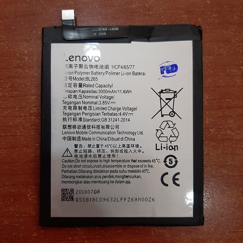 Pin motorola moto m xt1662 bl-265