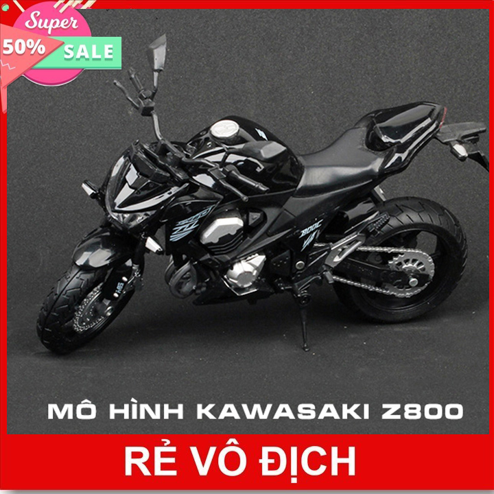 Mô hình xe moto kawasaki z800 tỉ lệ 1:12