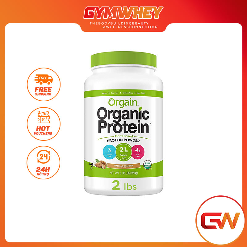 Sữa Bột Dinh Dưỡng Hữu Cơ Hỗ Trợ Tăng Cơ Cực Nhanh Orgain Organic Protein 2lbs Authentic
