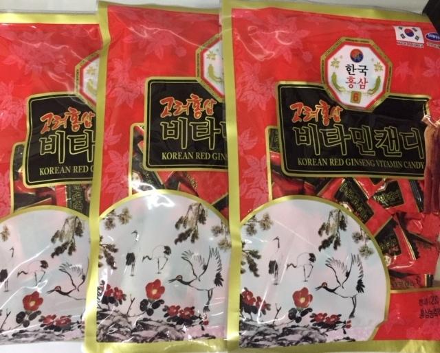 Kẹo hồng sâm vitamin hàn quốc 3 gói 200g-pp sâm yến 3a