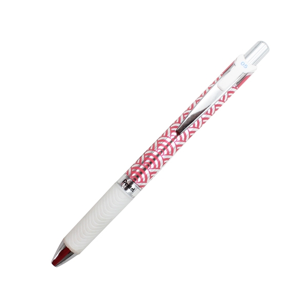 Bút bi gel pentel energel kawall 0.5mm bln75kw10-c - mực xanh - màu hồng