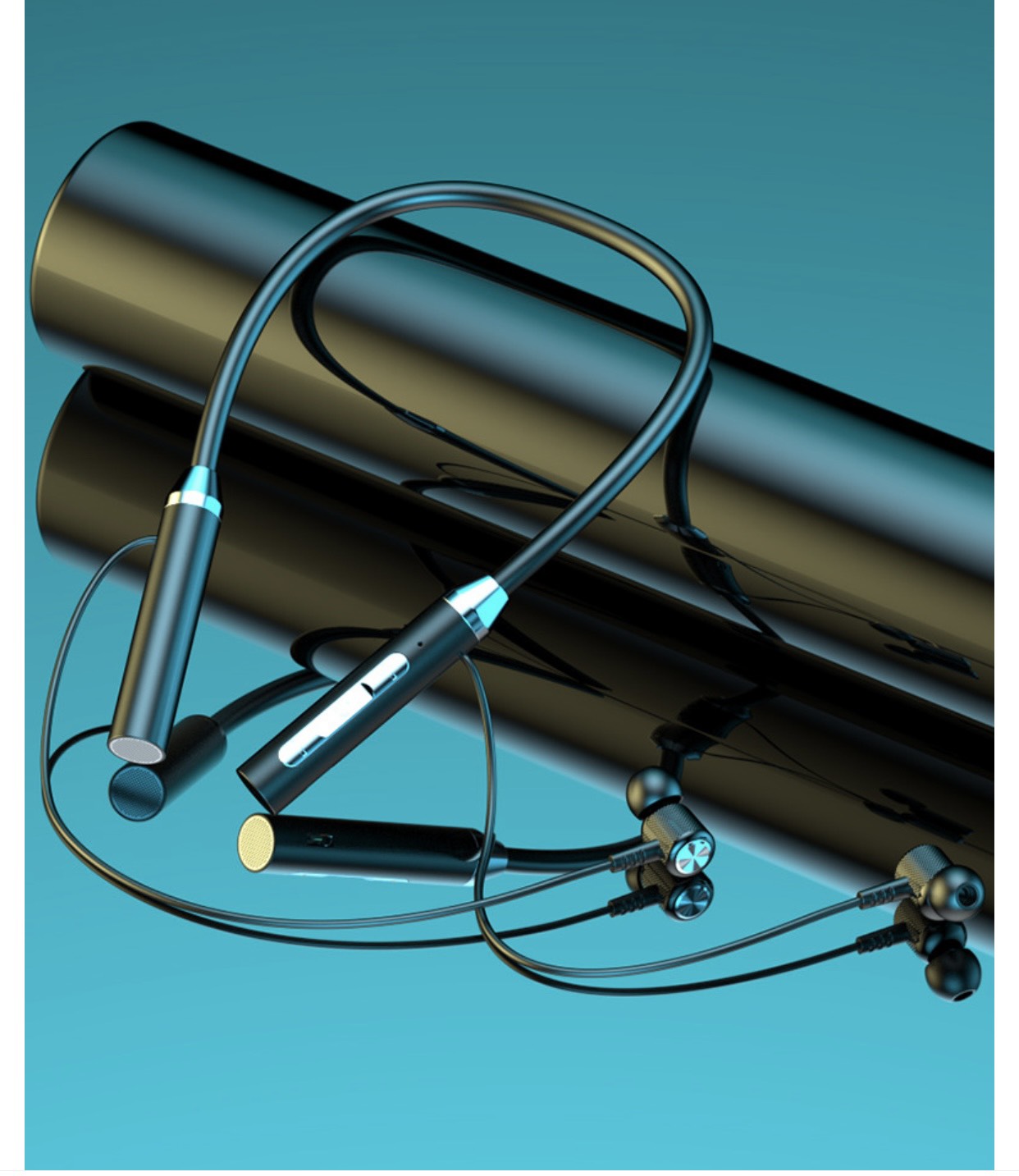 Tai nghe bluetooth quàng cổ gaming chơi game , nghe nhạc, thể thao có mic cho điện thoại, máy tính bảng, ...