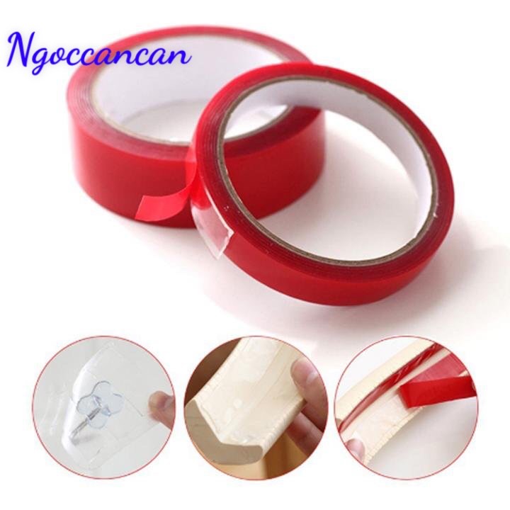 Băng keo, băng dính 2 mặt trong suốt chất liệu acrylic siêu dính