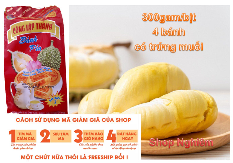 |mua 10+1| bánh pía đậu xanh sầu riêng bánh pía đặc sản sóc trăng bánh pía công lập thành - bách hóa online đồ ăn vặt uy tín