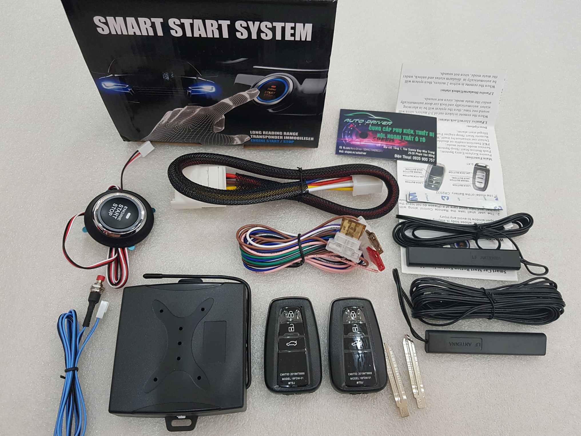 Bộ đề nổ start stop Toyota