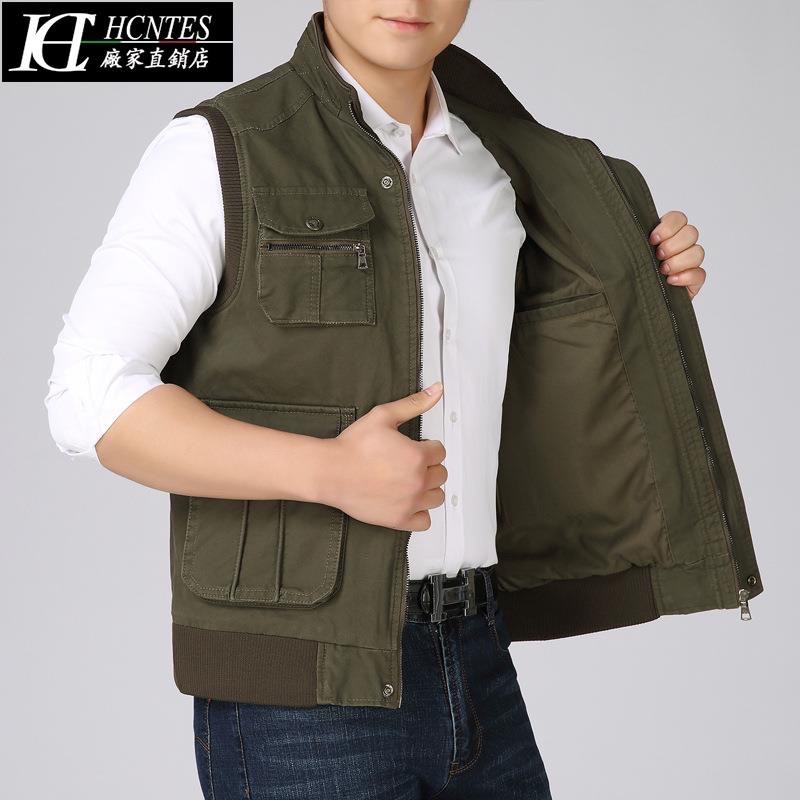 Áo Ghi Lê Gile Nam Trung Niên Vải Kaki Phong Cách Lính