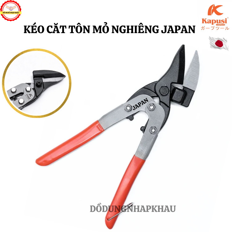 Kéo cắt tôn mỏ nghiêng đa chức năng hàng cao cấp nhập từ JAPAN
