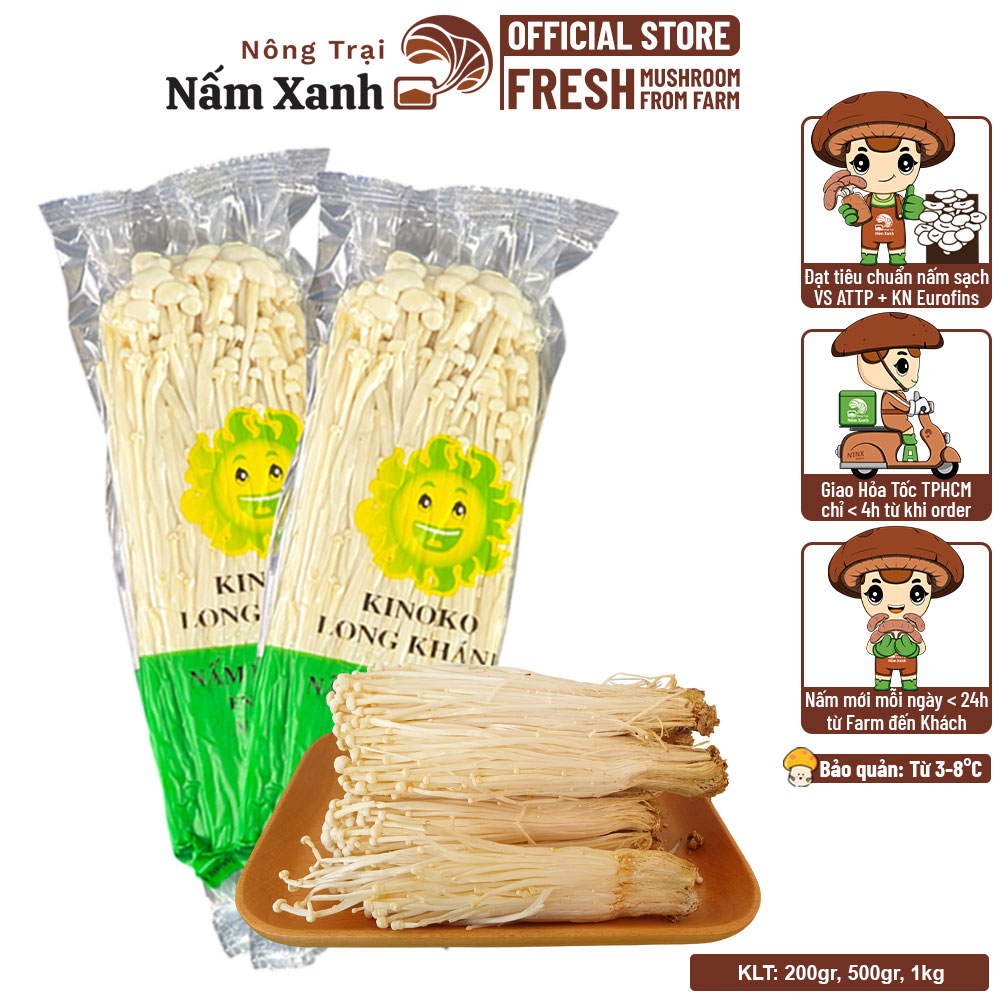[Hcm] Kim Cham Mushroom Vn Super Hot Pot 150Gr Softer and Sweeter - Green Mushroom Farm