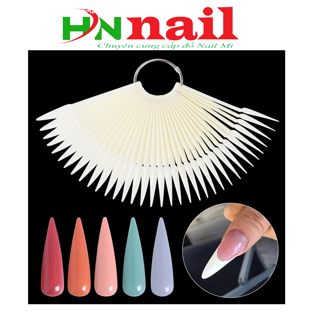 Túi móng que sơn mẫu NHỌN 50 chiếc trang trí chăm sóc móng làm đẹp nail shop Hnnail