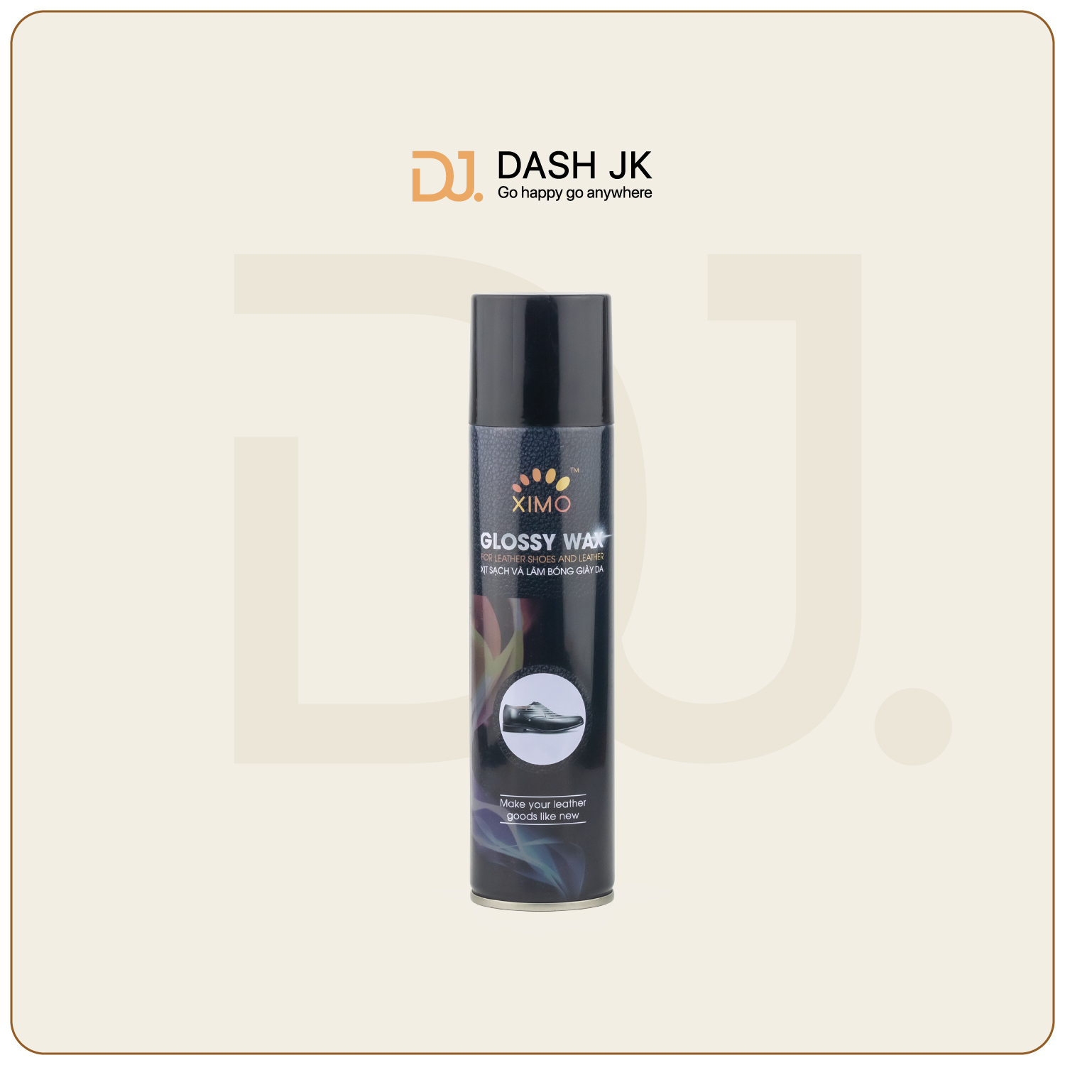 Chai xịt sạch chống mốc và làm bóng da XIMO Glossy Wax XI21
