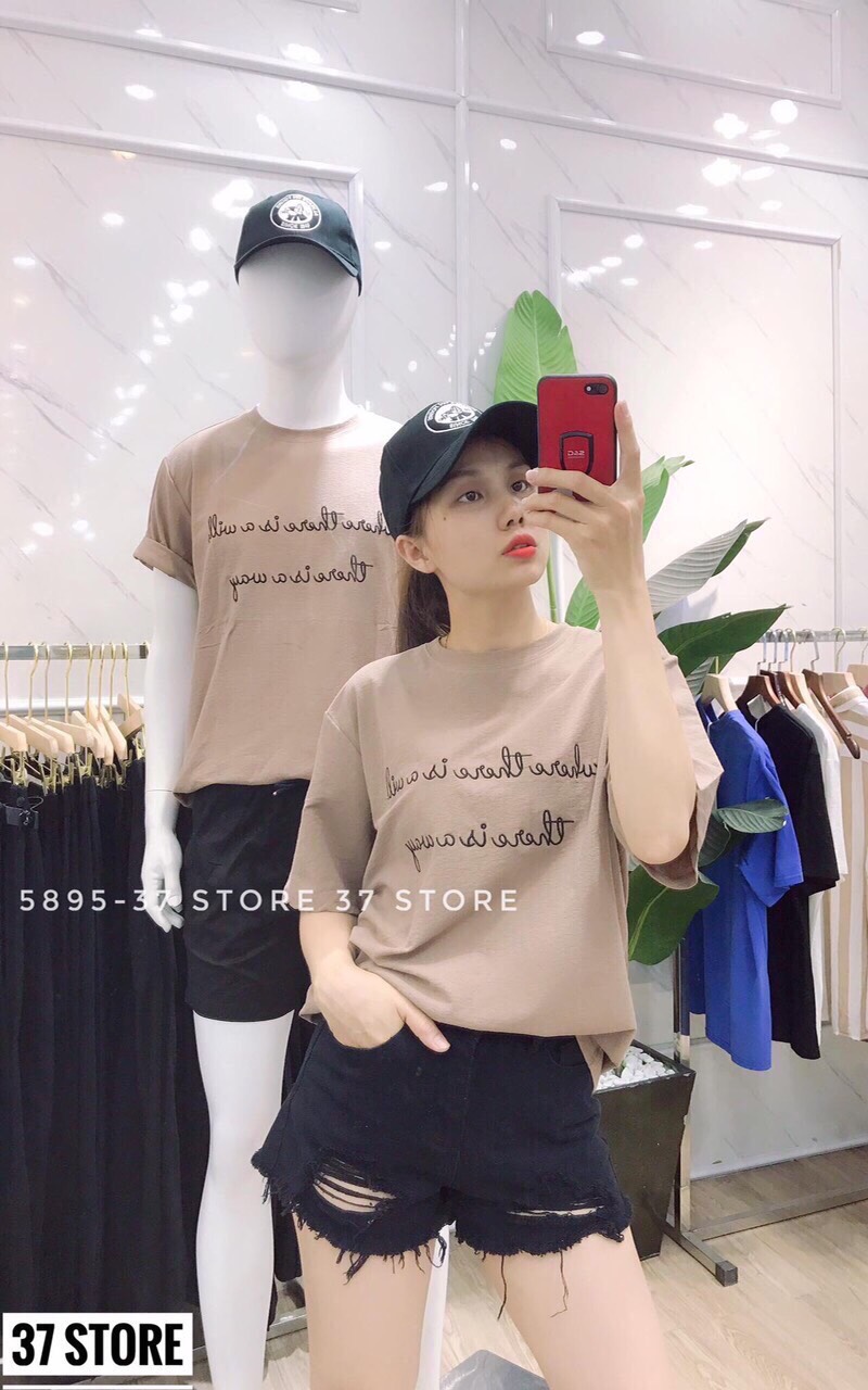 Áo thun cặp nam-nữ thời trang khang shop19 ms120