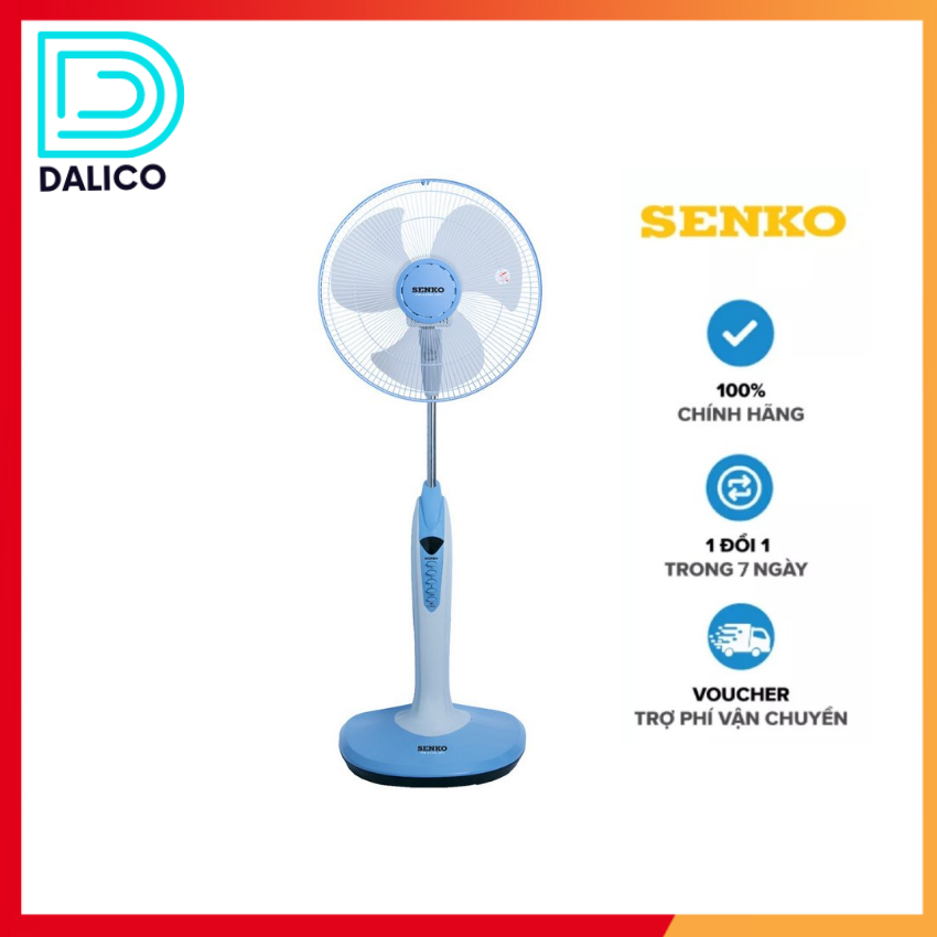 Quạt đứng điều khiển từ xa Senko DR1608 - Hàng chính hãng.