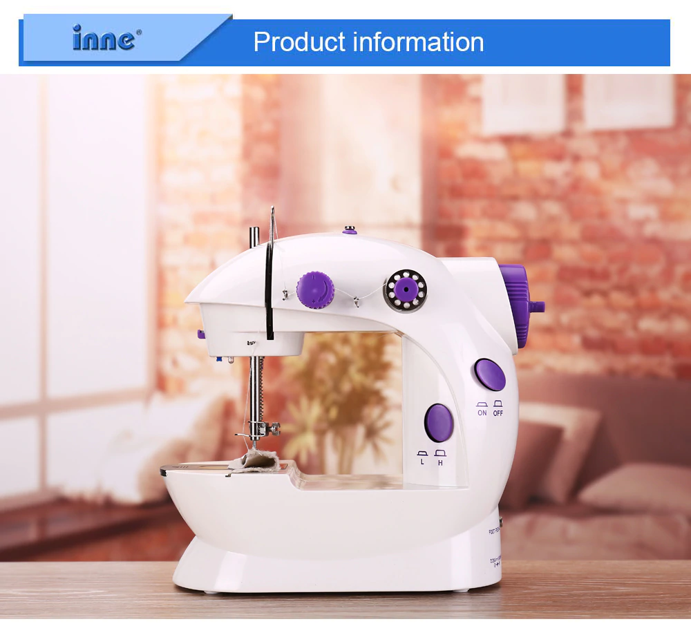 Máy Khâu Mini Đa Chức Năng , Hoạt Động Êm Ái, Có Bàn Đạp Chân Tiện Lợi, Cho Bạn Thao Tác May Dễ Dàng Hơn, Loại Tốt, Bảo Hành 12 Tháng Đổi Mới