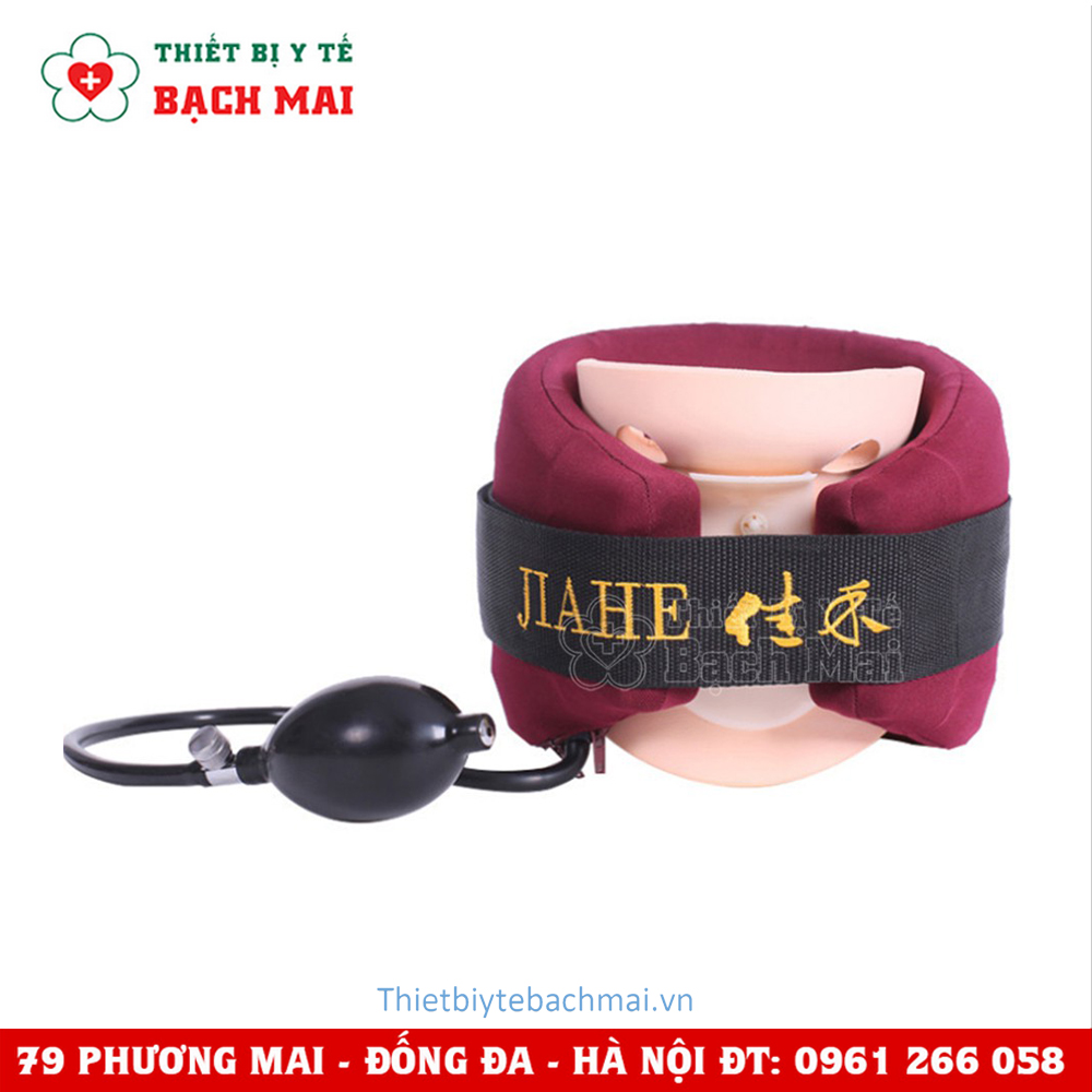 Gối hơi kéo giãn đốt sống cổ - đai hơi kéo cổ jb008