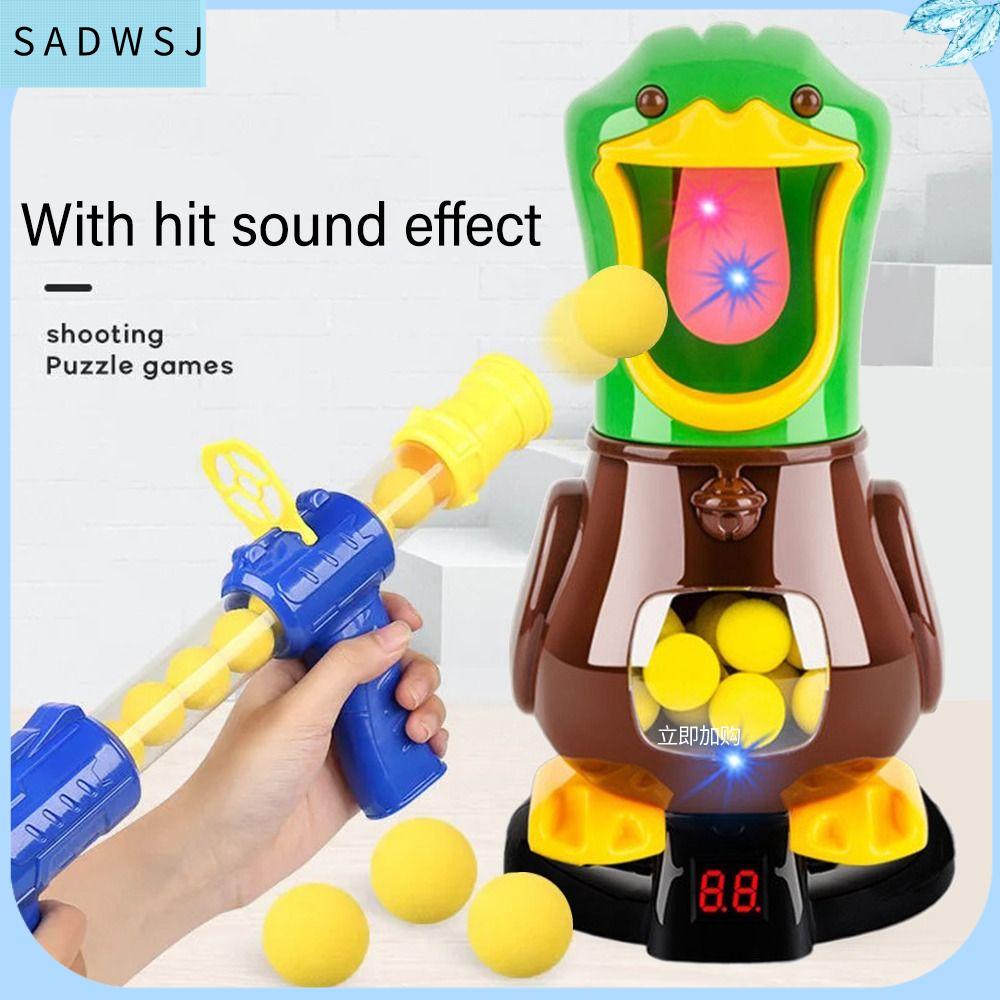 SADWSJ Mới Vịt hoạt hình Thú vị Quà Tặng Đồ chơi cha mẹ và con cái Đồ chơi bắn vịt Trò chơi bắn súng mục tiêu Bóng xốp mềm