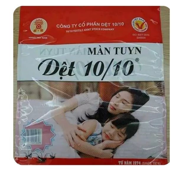 Mùng Màn tuyn chống muỗi cao cấp 10/10
