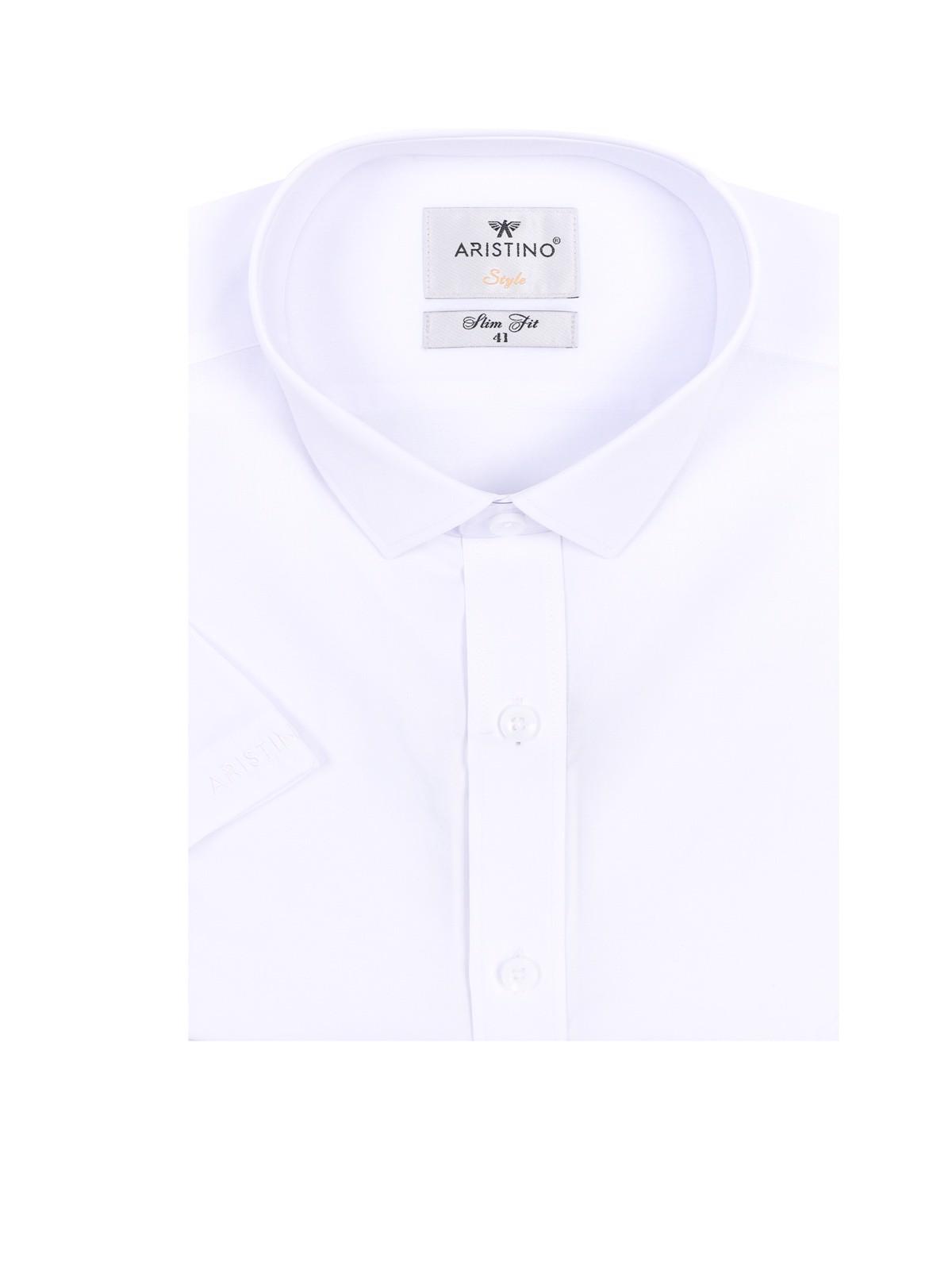 Áo sơ mi Nam ngắn tay Slim Fit Aristino ASS182S7 màu trắng 4