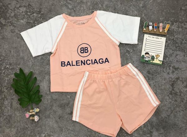 Bộ cotton cộc tay bé gái tay cánh rơi size đại 10-16T cho bé 26-43kg, chất co giãn tốt, không bai, mát mẻ