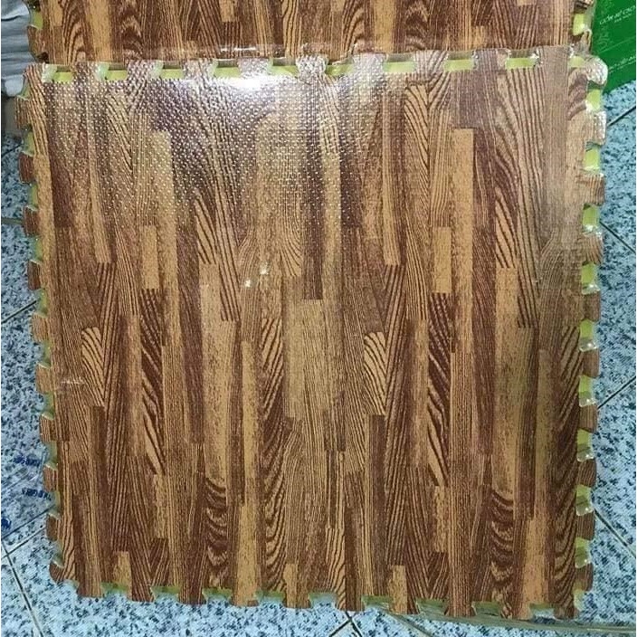 Thảm xốp vân gỗ bộ 6 tấm kích thước 60 x 60 cm