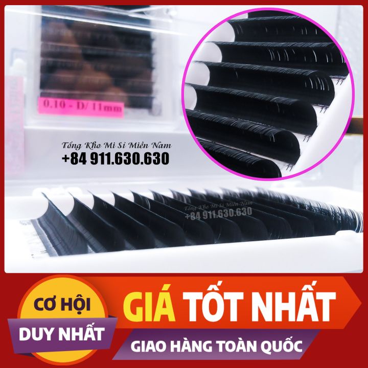 Mi khay độ cong d _mi fan_dụng cụ nối mi_huy hoàng mi