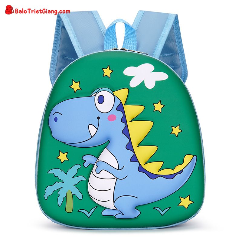 Balo trứng khủng long, Pony in hình 3D chống nước siêu nhẹ cho bé mẫu giáo từ 2 -6 tuổi đi học