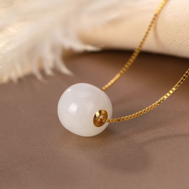 Vc135 vòng cổ lu thống ngọc onyx cẩn vàng 18k