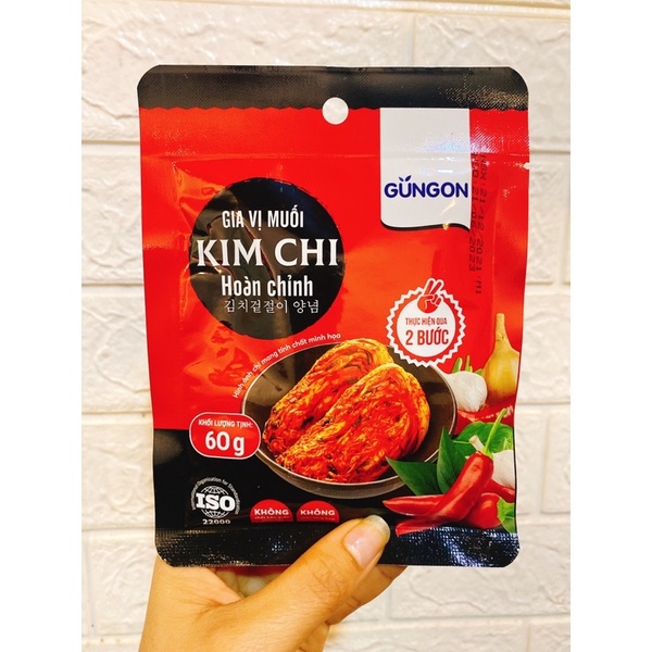 Gia vị muối kim chi Hàn Quốc 60g