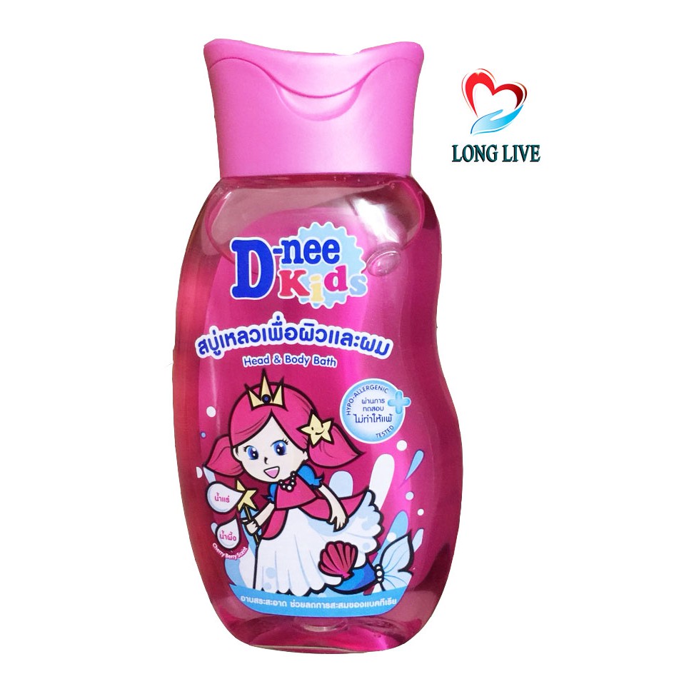Sữa tắm gội trẻ em dnee kids 200ml