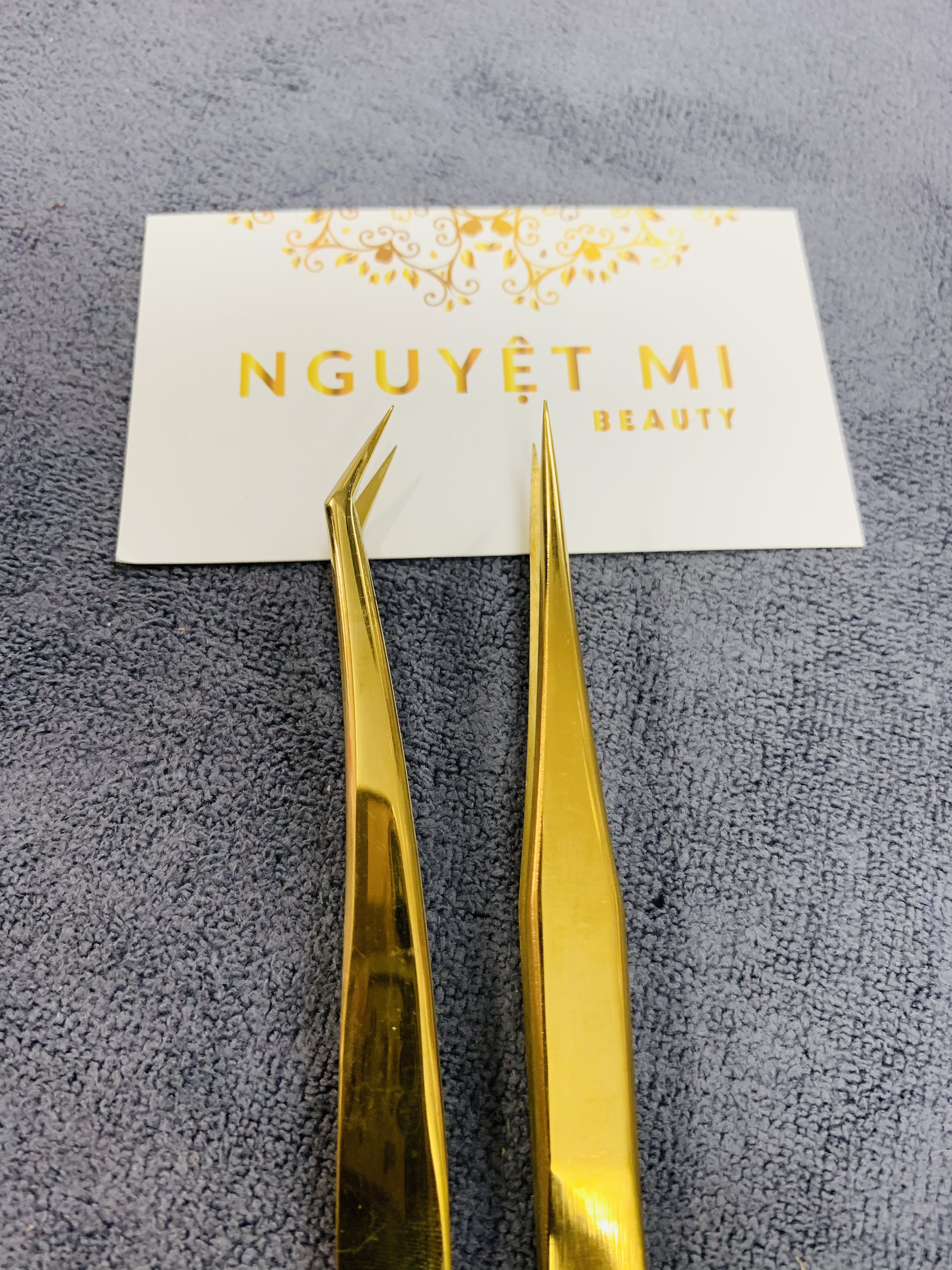 Nhíp tách,gắp mạ vàng