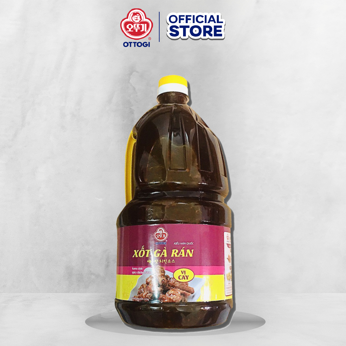 Sốt gà rán ottogi chai 2.4kg - vị cay