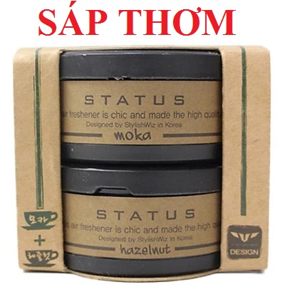 [HCM]Sáp thơm cao cấp Coffee Status Korea (60g x 2 hộp) cho xe hơi (hương cà phê) BHKN201