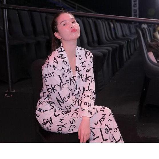 Quỳnh Chi Luxury Bộ quần áo dài tay nam, đồ ngủ nam sang chảnh chất liệu kate thái thời trang hàn quốc chất đẹp