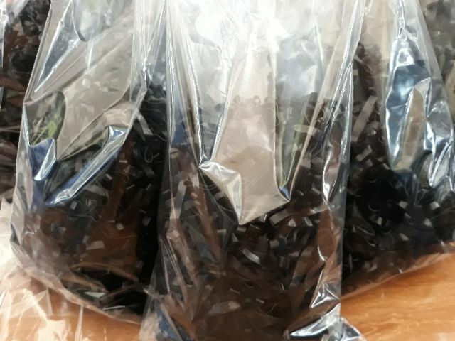 100 dây chun buộc tóc màu đen